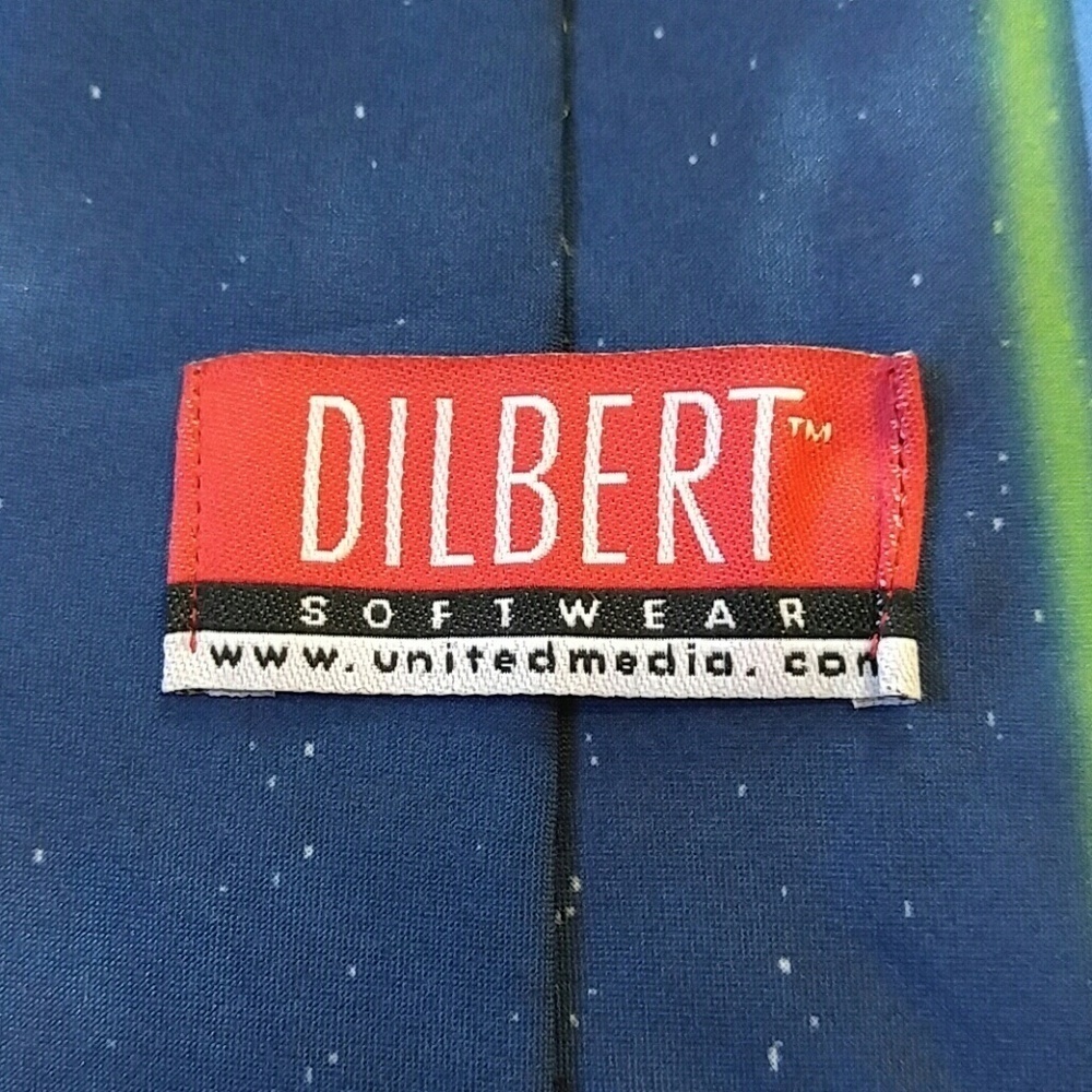 Vintage Dilbert Space Walk Tie 1997 56" - Picture 2 of 5
